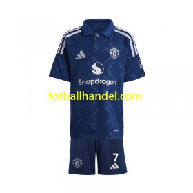 Barn Fotballdrakter Manchester United Beckham 7 Borte 2024-25 Kortermet